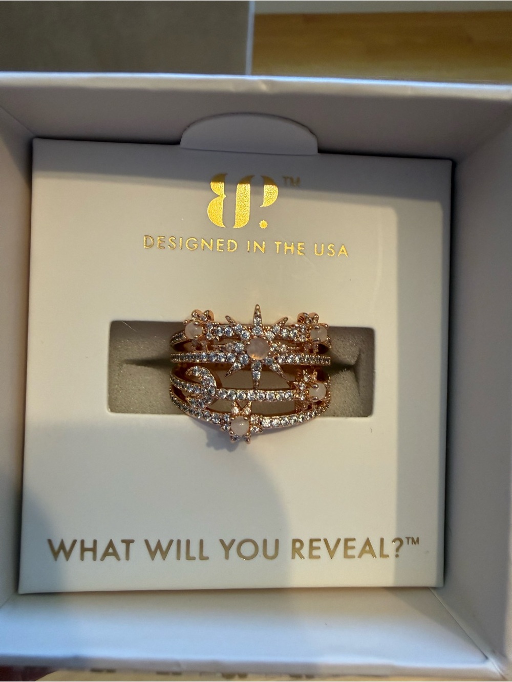 Bomb Party Halo Collection "Still I Carry You" Ring.